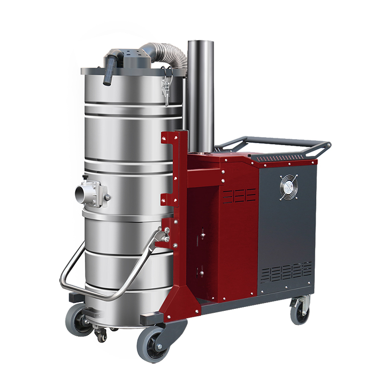 海口坦洁380V 双桶手动反吹工业吸尘器X8系列